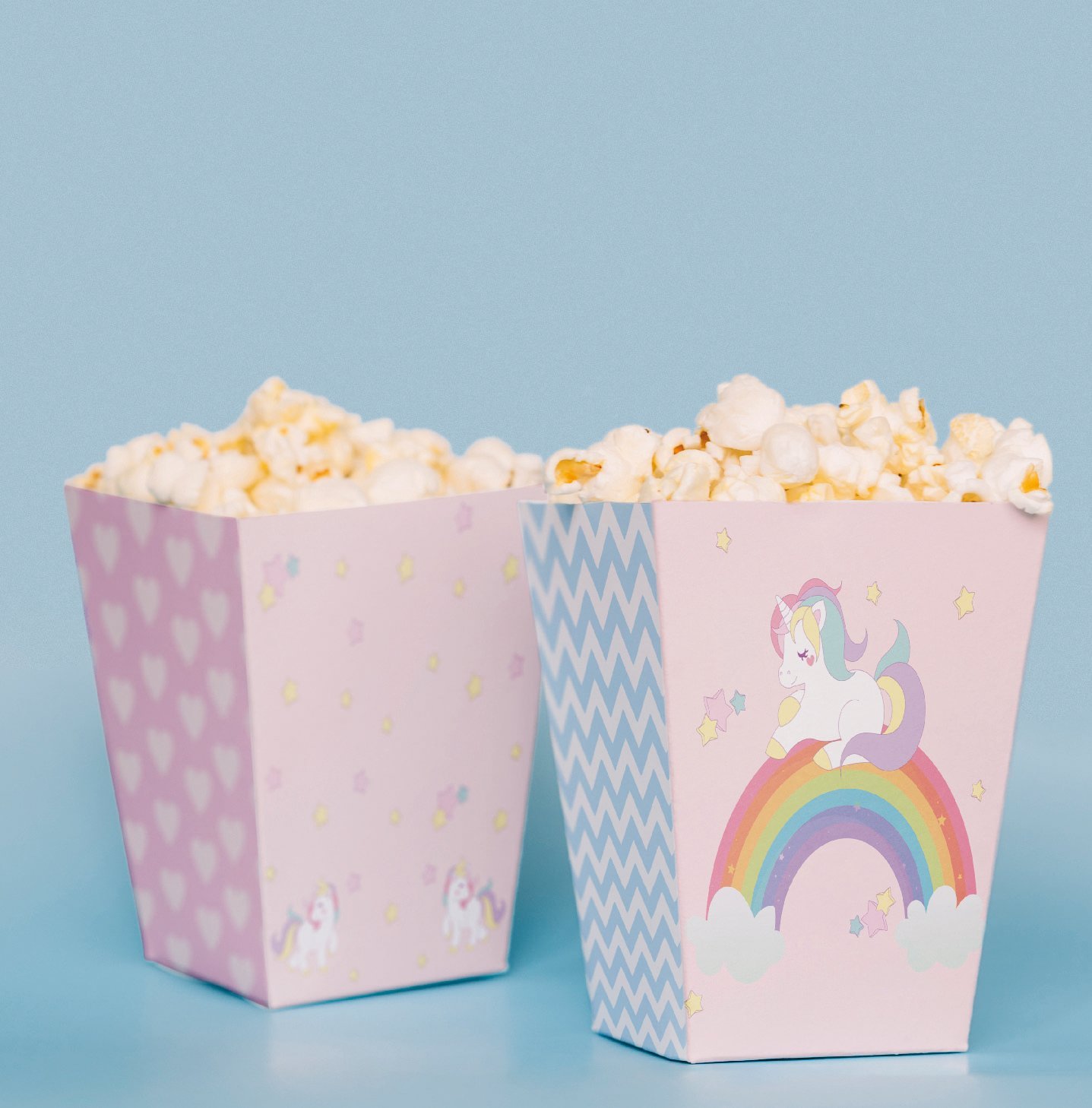 Unicorn Temalı Pop Corn Kutusu