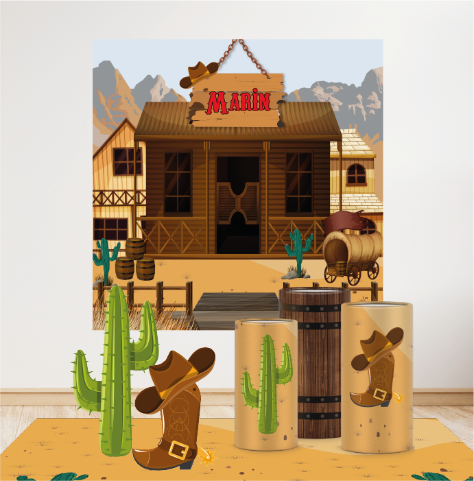 Kovboy Konseptli Mega 1 Paket