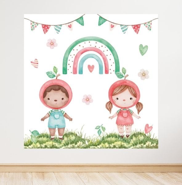 Cupcake Temalı Doğum Günü Afişi