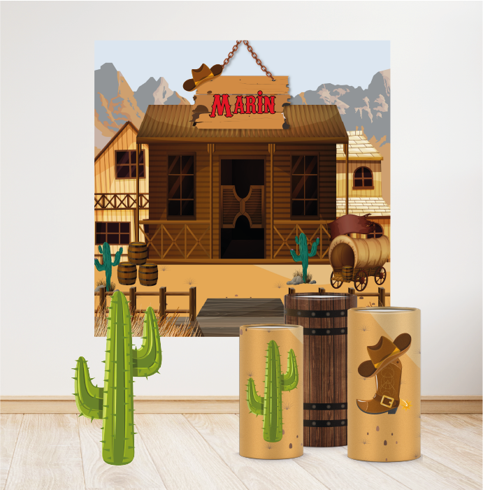 Kovboy Konseptli Mega 2 Paket