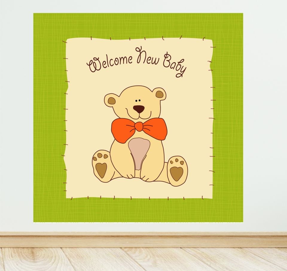 Baby Shower Temalı Doğum Günü Afişi