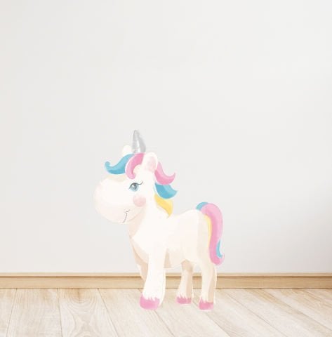 Unicorn Temalı Ayaklı Pano