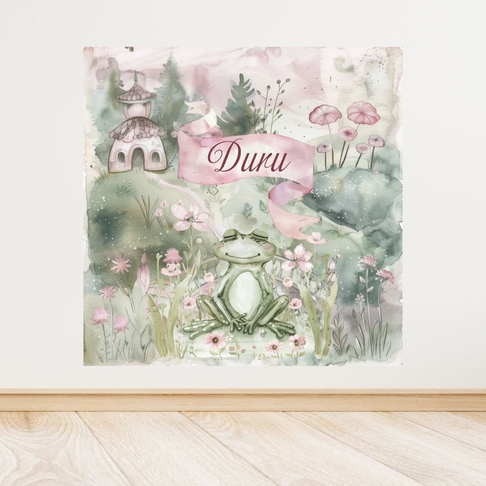 Peri Temalı Doğum Günü Afiş