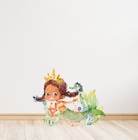 Denizkızı Temalı Ayaklı Pano