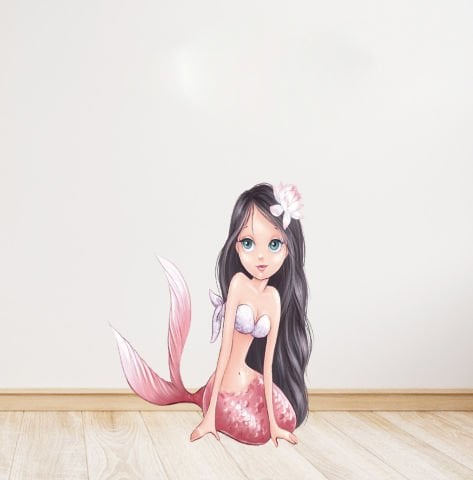 Denizkızı Temalı Ayaklı Pano