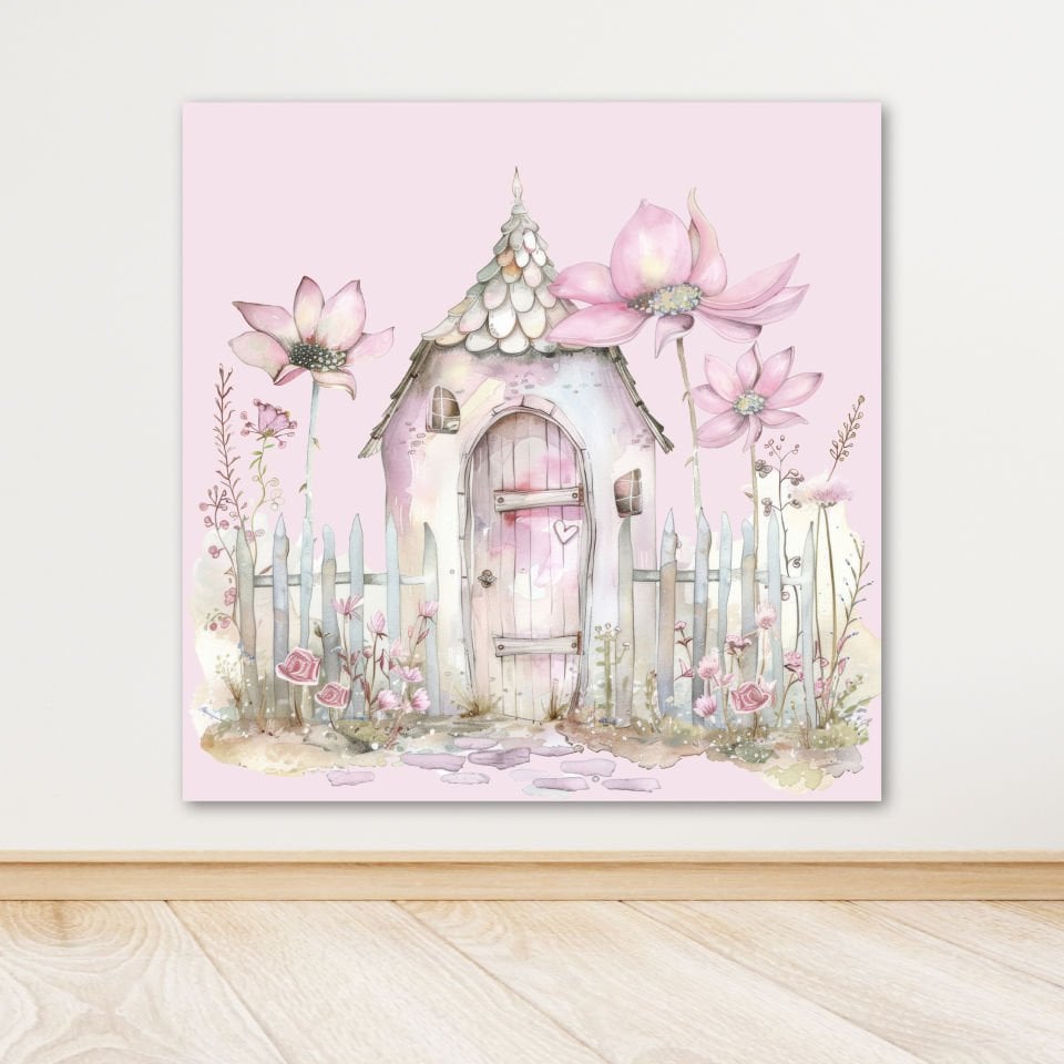 Çiçek Temalı Doğum Günü  Afiş