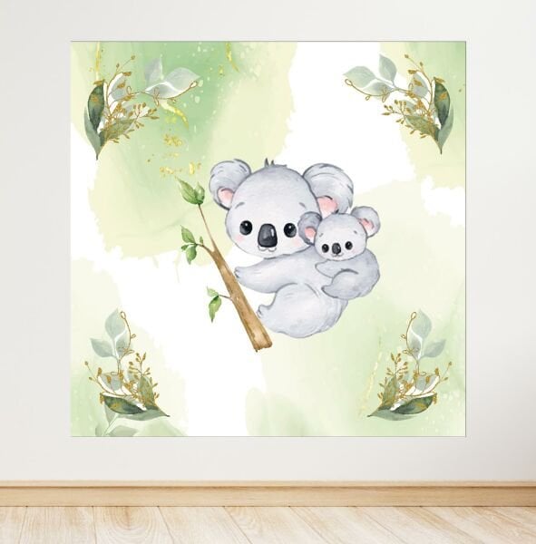 Koala Temalı Doğum Günü Afişi