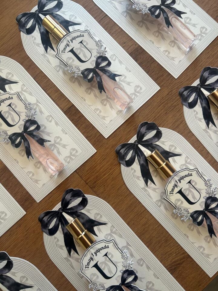 Hediyelik Kolonya ve kartı 15 ADET