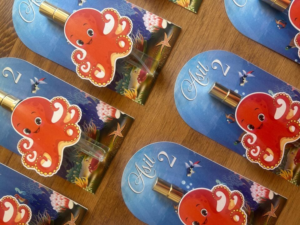 Hediyelik Kolonya ve kartı 15 ADET