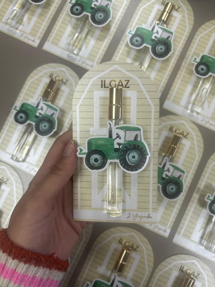 Hediyelik Kolonya ve kartı 15 ADET