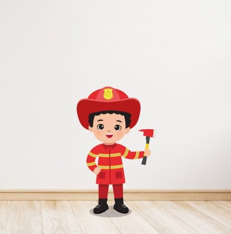 İtfaiye Temalı Ayaklı Pano