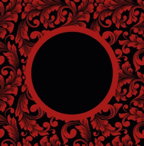 Kırmızı Etnik Desenli Dans Pisti Kaplaması