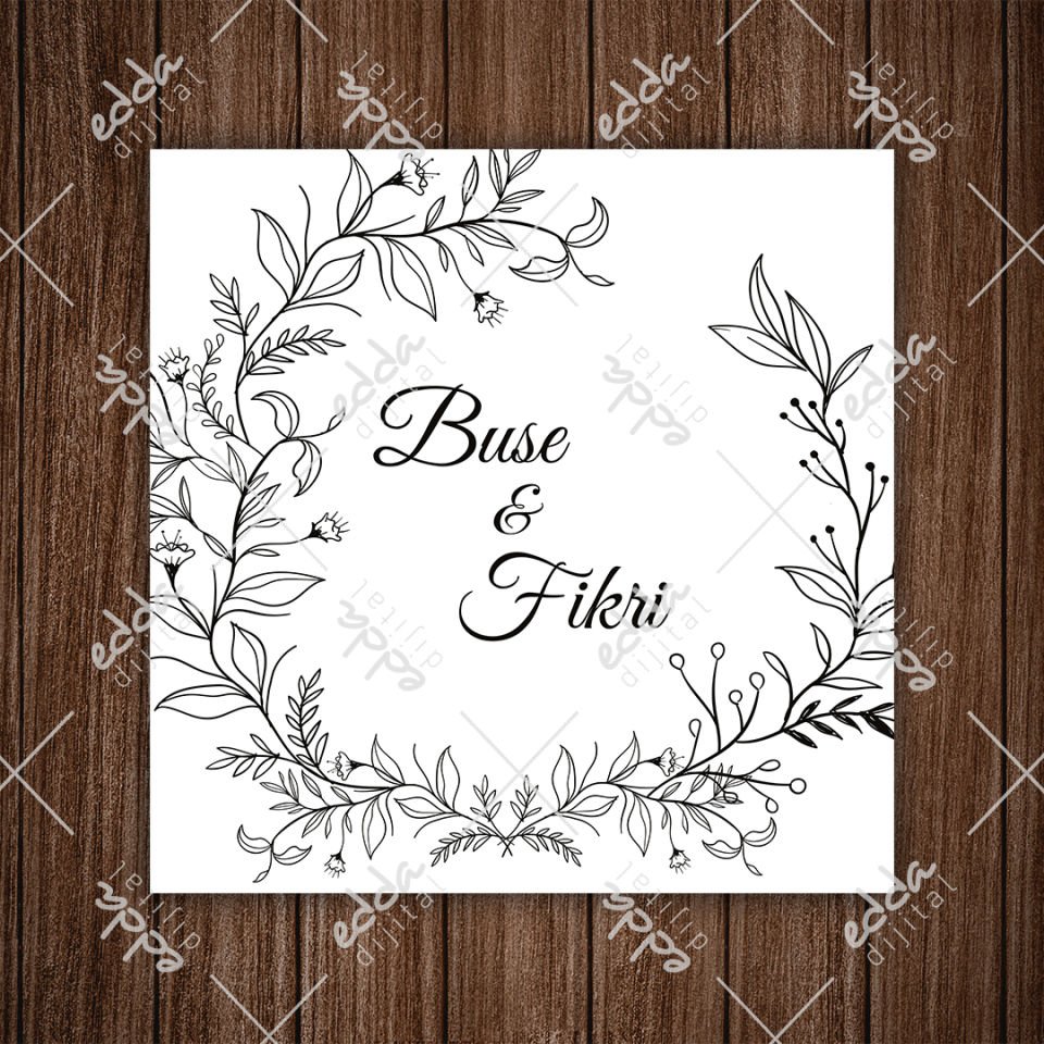 Beyaz Yaprak Desenli Dans Pisti Kaplaması