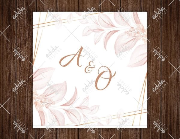 Pembe Yaprak Desenli Dans Pisti Kaplaması