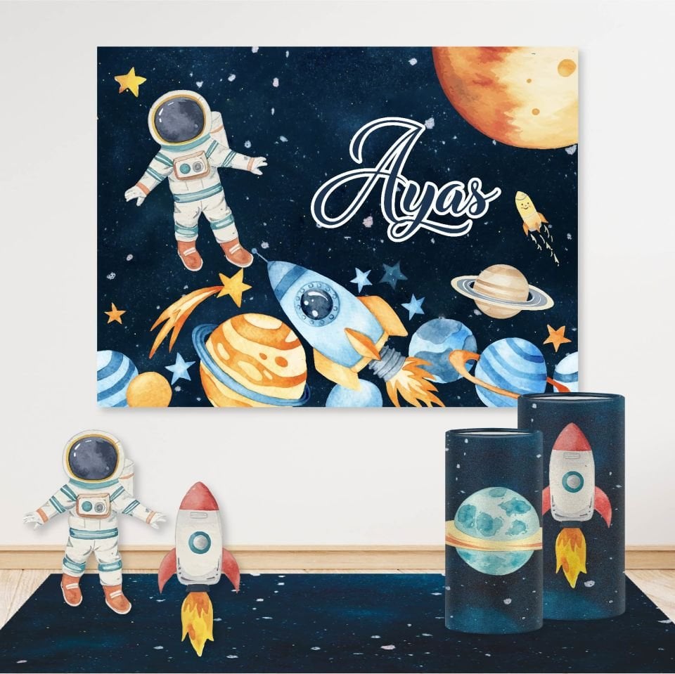 Uzay Konseptli Mini 1 Paket