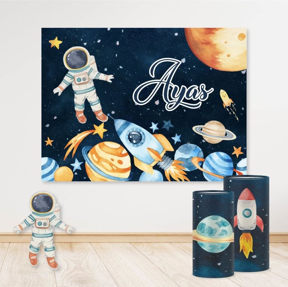 Uzay Konseptli Mini 3 Paket