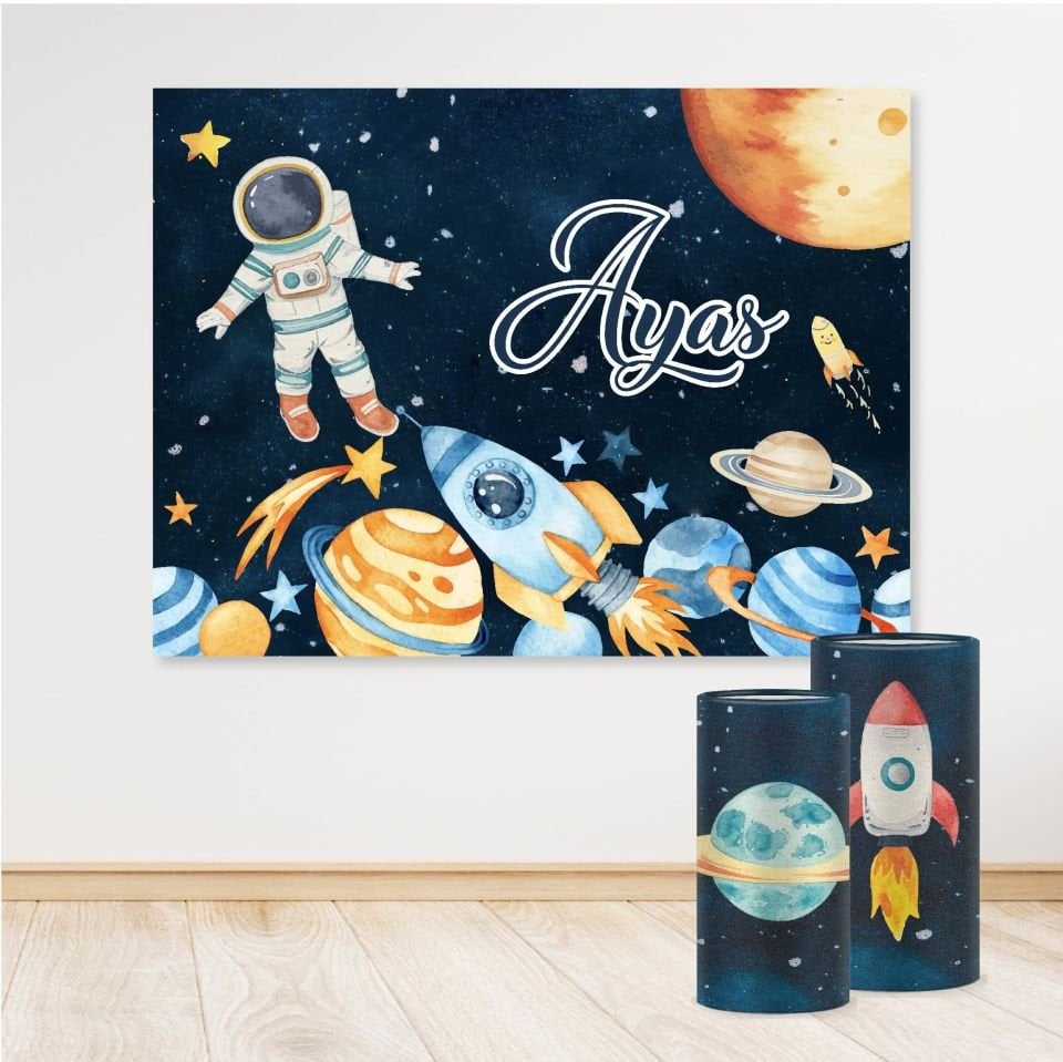 Uzay Konseptli Mini 4 Paket