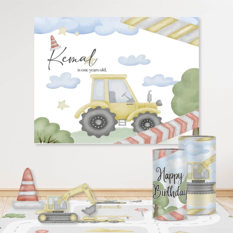 İnşaat Konseptli Mini 1 Paket