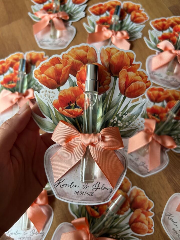 Hediyelik Kolonya ve kartı 15 ADET