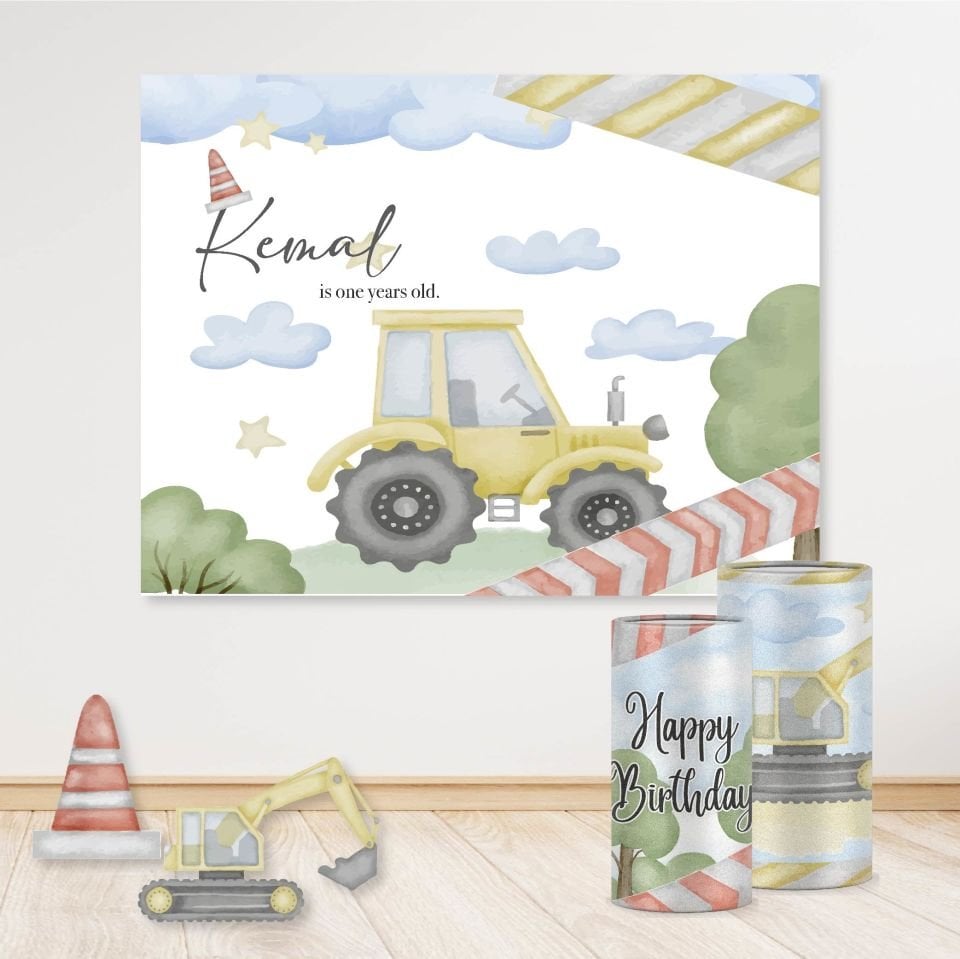 İnşaat Konseptli Mini 2 Paket