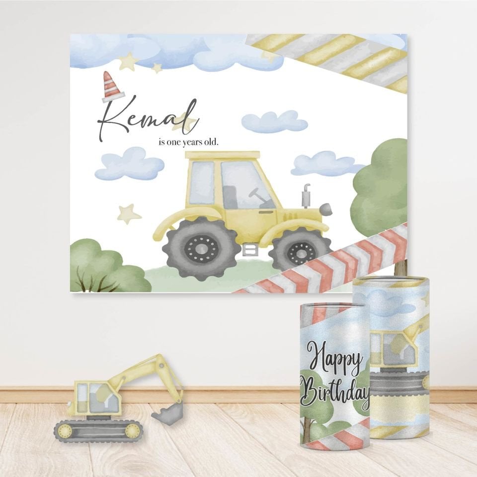 İnşaat Konseptli Mini 3 Paket