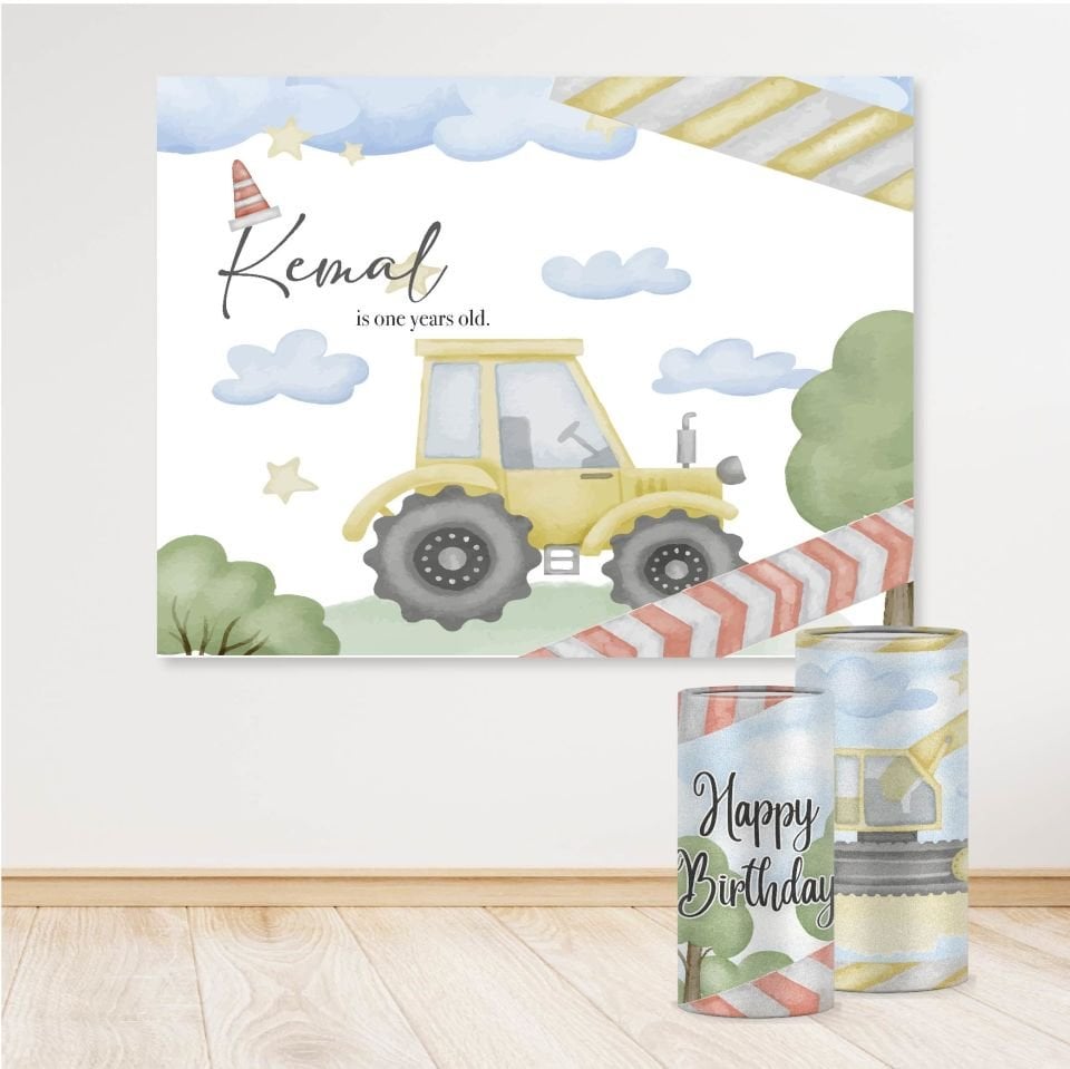 İnşaat Konseptli Mini 4 Paket