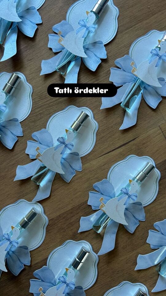 Hediyelik Kolonya ve kartı 15 ADET