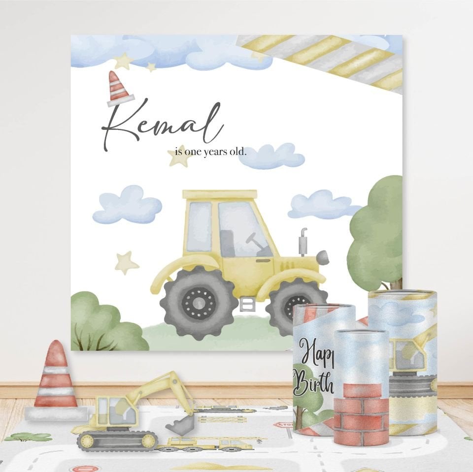 İnşaat Konseptli Mega 1 Paket