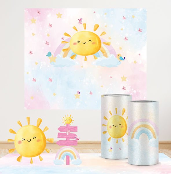 Güneş Gökkuşağı Konseptli Mini 1 Paket