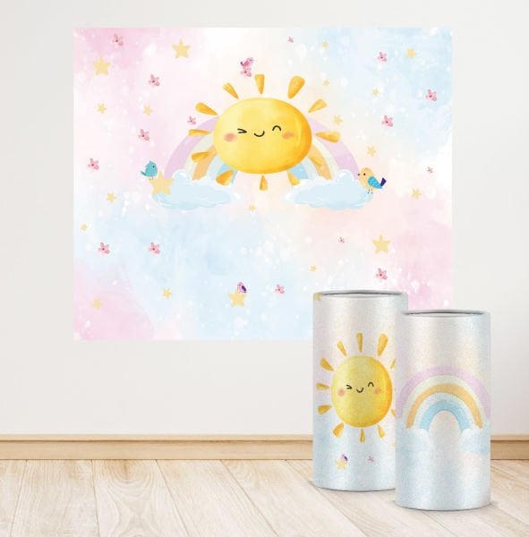 Güneş Gökkuşağı Konseptli Mini 4 Paket