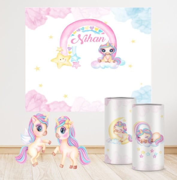 Unicorn Konseptli Mini 2 Paket