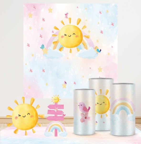 Güneş Gökkuşağı Teması Mega 3 Paket