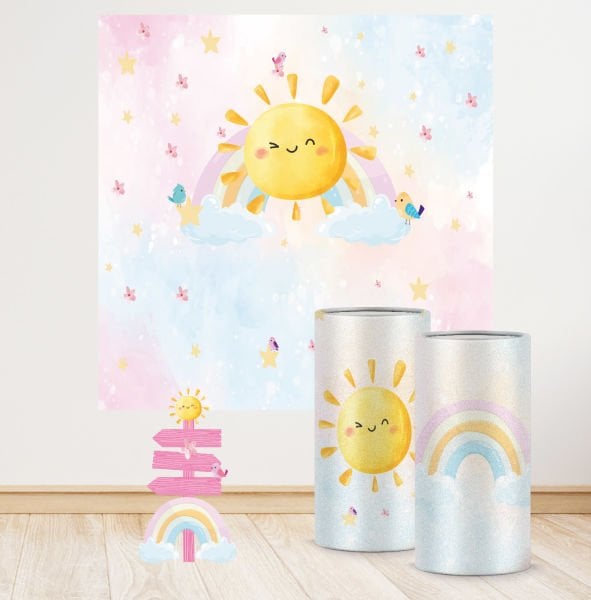 Güneş Gökkuşağı Teması Mega 4 Paket