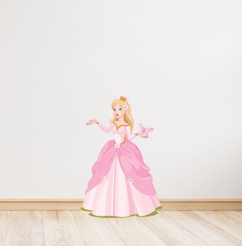 Prenses Temalı Ayaklı Pano