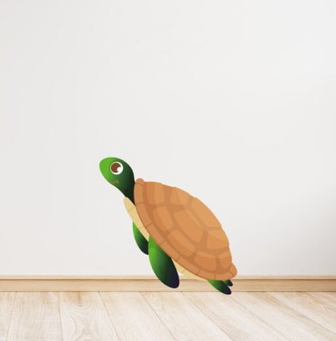 Kaplumbağa Temalı Ayaklı Pano