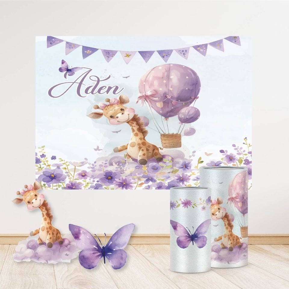 Zürafa Kelebek Konseptli Mini 2 Paket