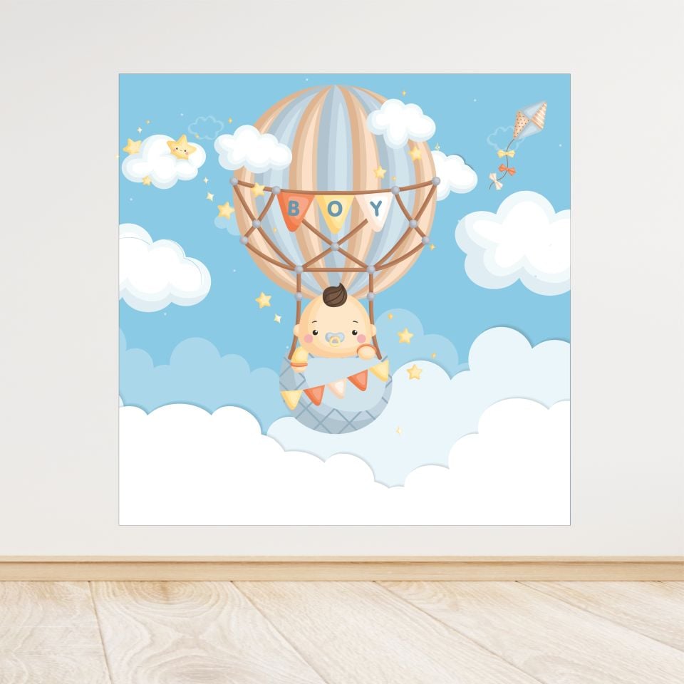 Baby Shower Temalı Doğum Günü Afişi