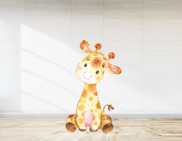 Safari Zürafa Temalı Ayaklı Pano