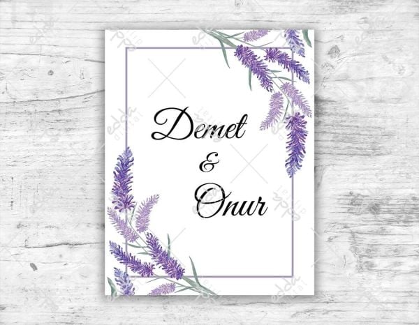 Lavanta Yaprakları Desenli Dans Pisti Kaplaması