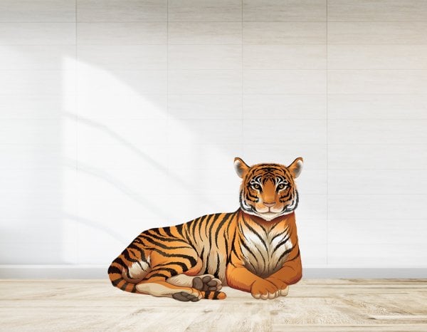 Safari Leopar  Temalı Ayaklı Pano