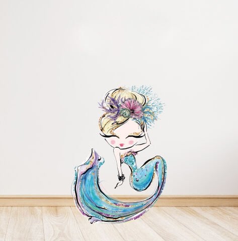 Denizkızı Temalı Ayaklı Pano