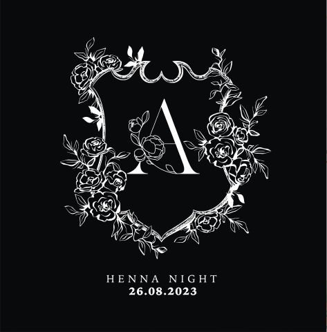 Siyah Zemin Desenli Dans Pisti Kaplaması