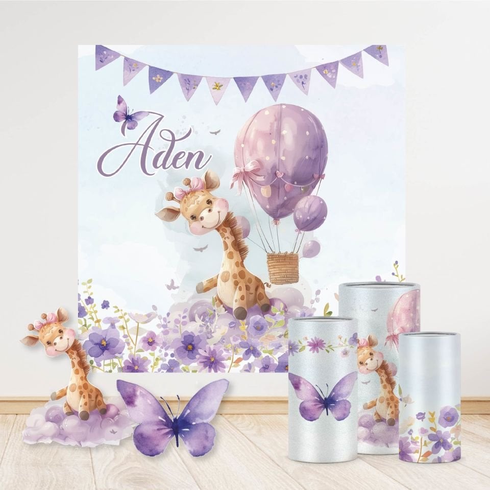 Zürafa Kelebek Konseptli Efsane 2 Paket