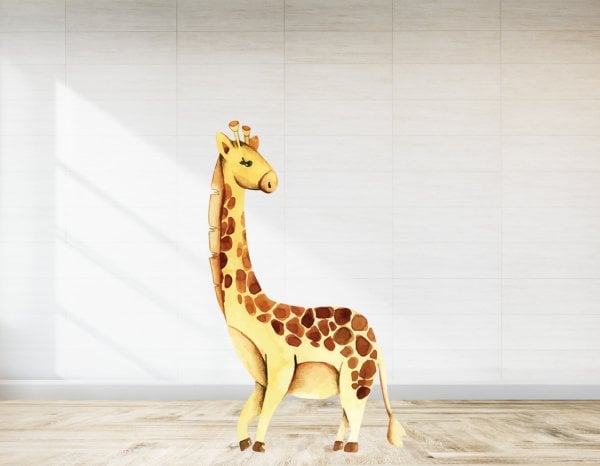 Safari Zürafa Temalı Ayaklı Pano