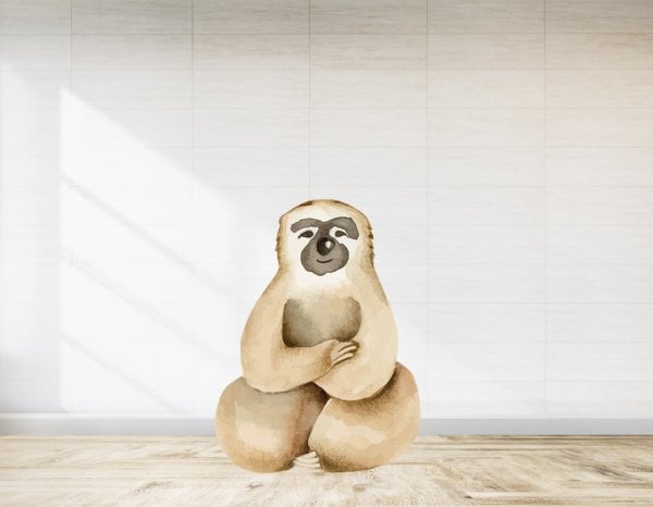 Safari Tembel Hayvan Temalı Ayaklı Pano