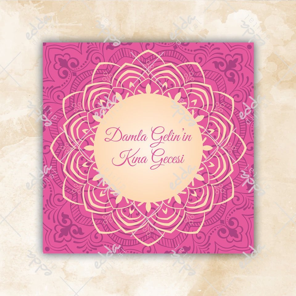 Pembe Altın Desenli Dans Pisti Kaplaması