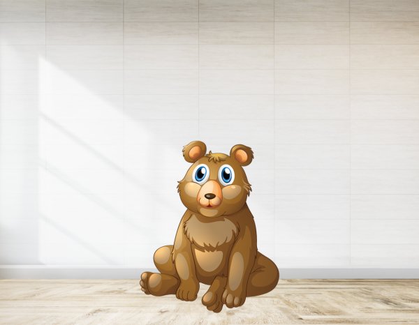 Safari Ayıcık Temalı Ayaklı Pano