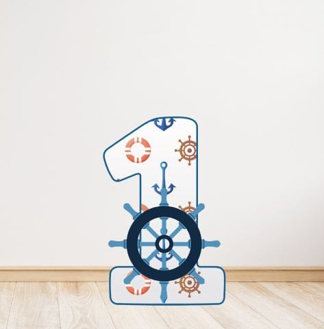 Denizci Temalı Ayaklı Pano