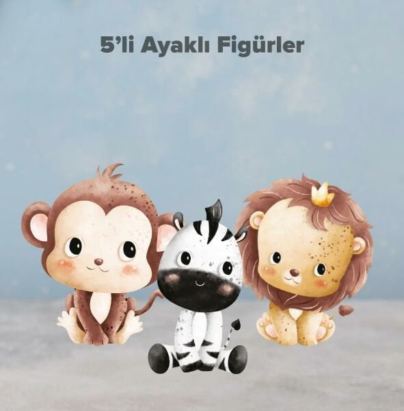 Cute Safari Figürleri
