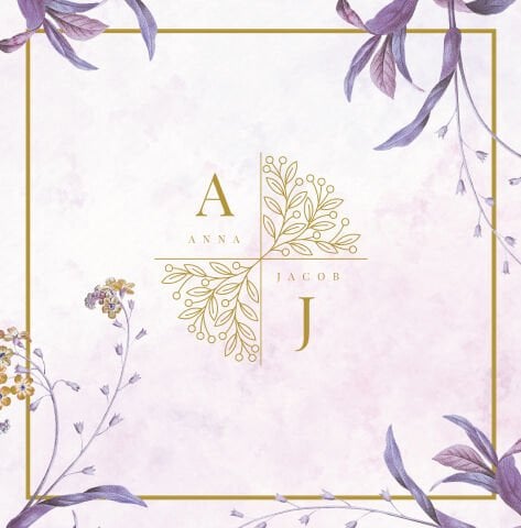 Mor Yaprak Detaylı Dans Pisti Kaplaması